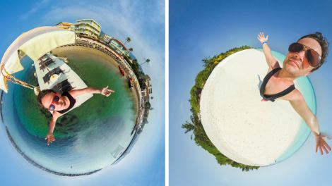 Flying camera effect