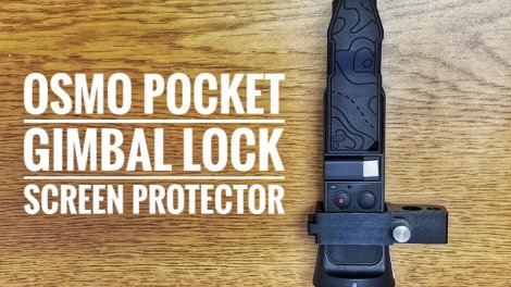 PolarPro Osmo Pocket Gimbal lock and screen protector