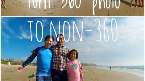 How to share 360 photos as non-360 photos