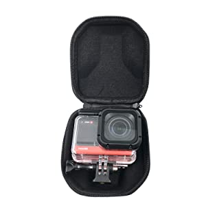 Even the 4K dive case or 1-inch dive case will fit