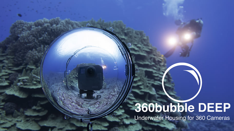 New 360Bubble Deep dive case for 360 cameras