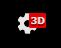3D videos on YouTube will have a Setting icon like this