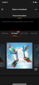Insta360 One X 3D Tiny Planet (3D Planet)