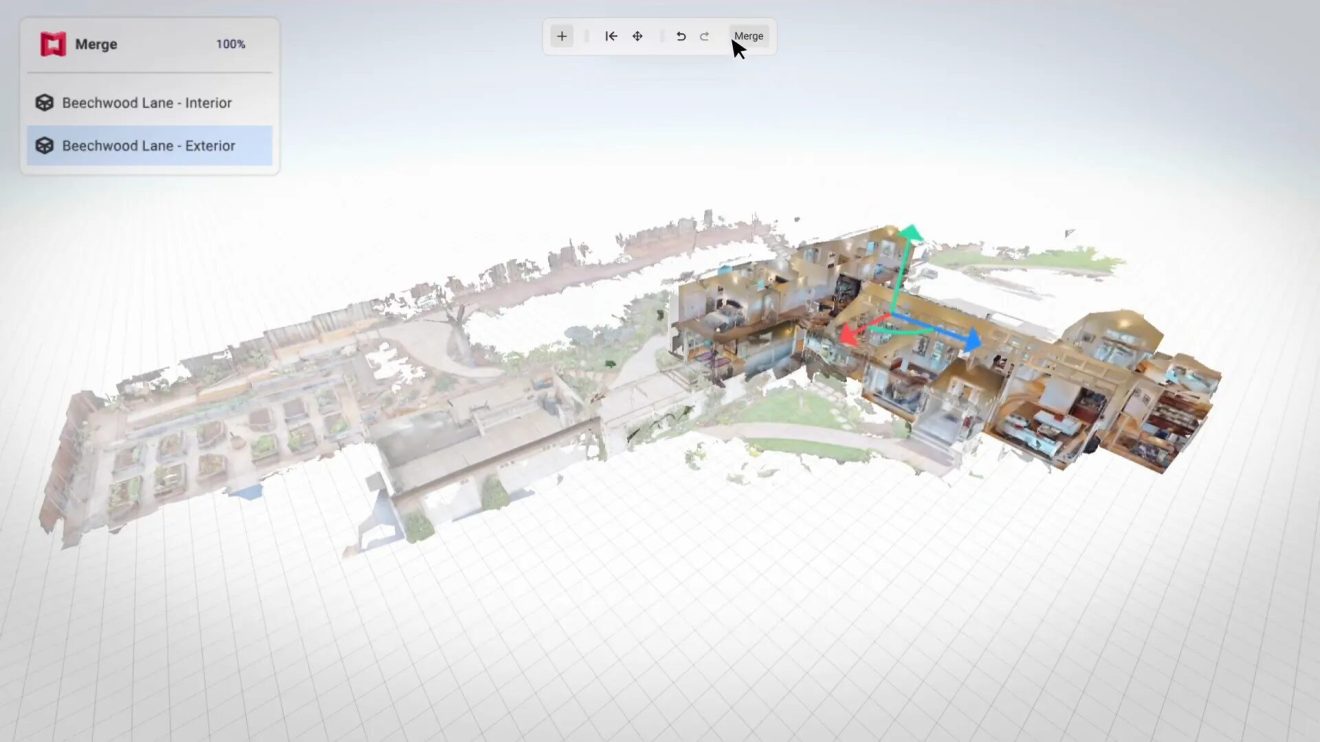 Merging models into one digital twin demonstration