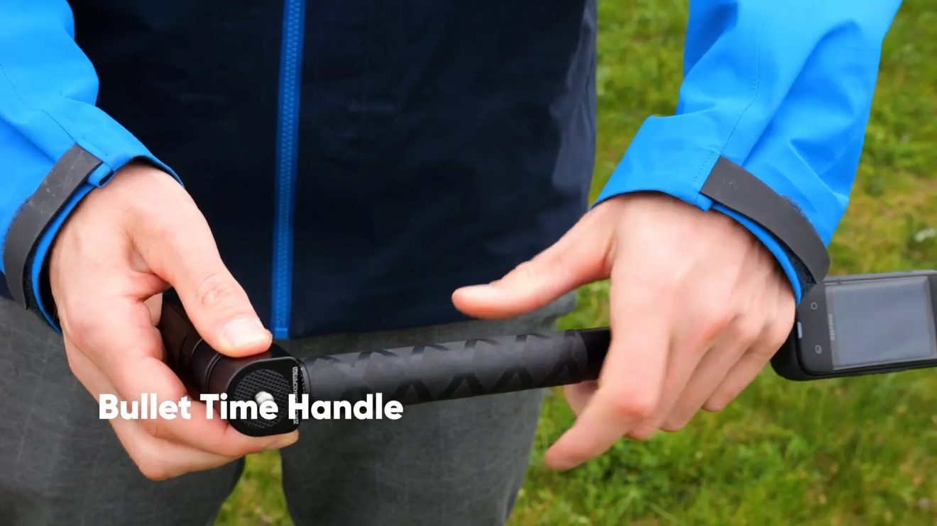 Using bullet time handle for creative shots