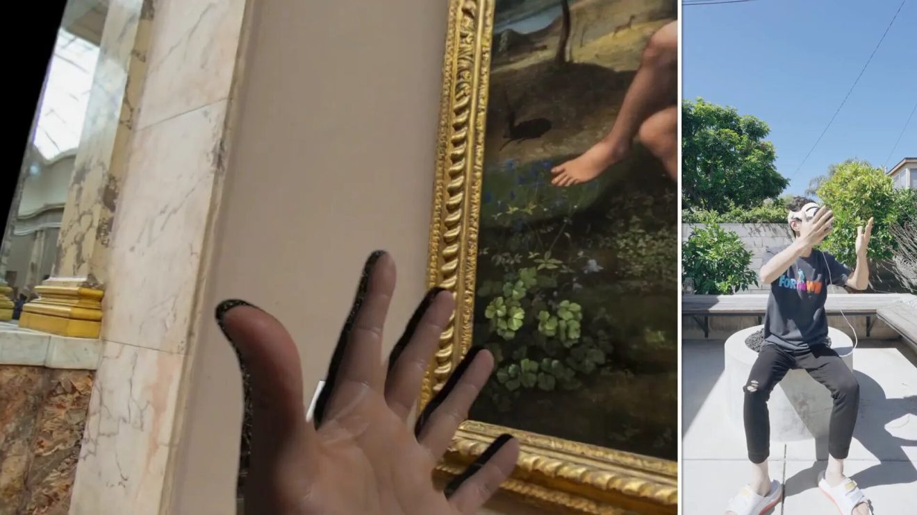 Immersive 3D 180° photography example