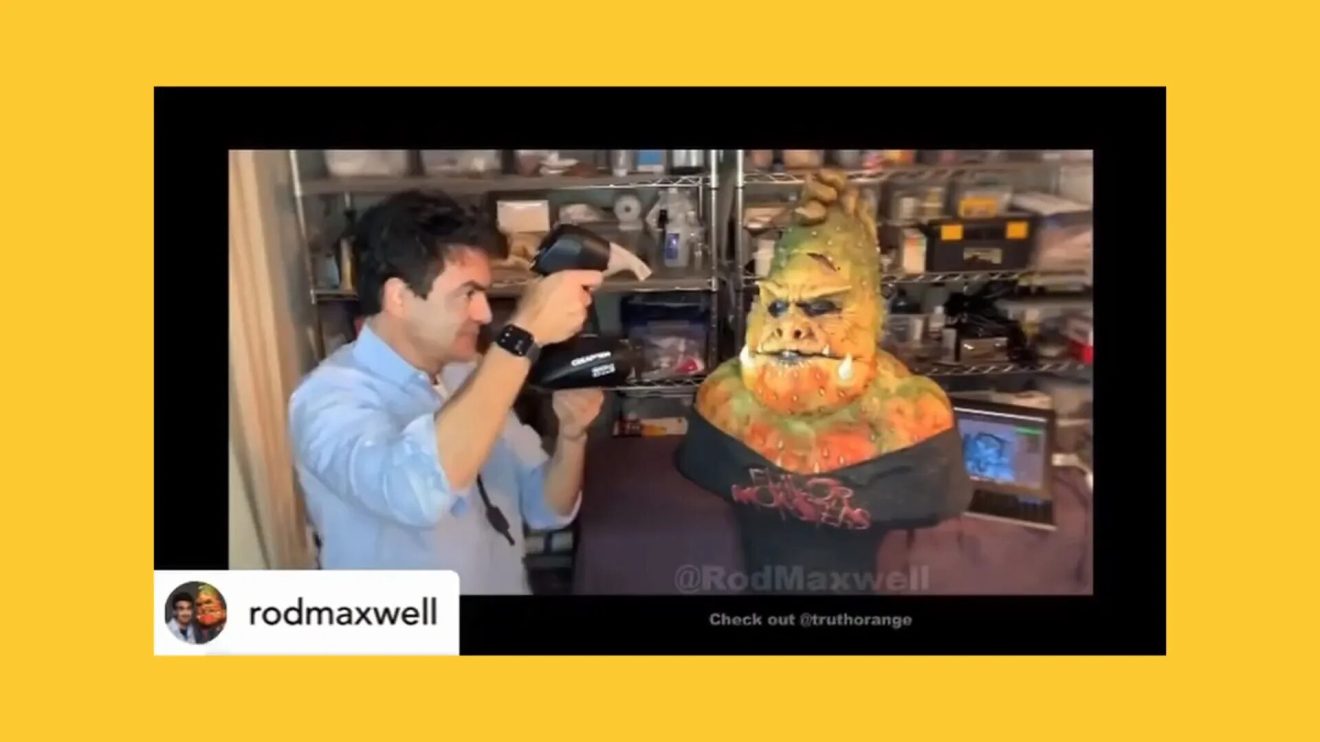 Use of scanners in special effects and movie productions