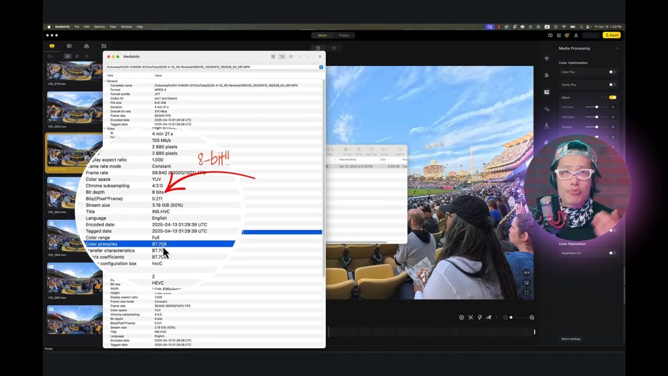 HDR test results for X5