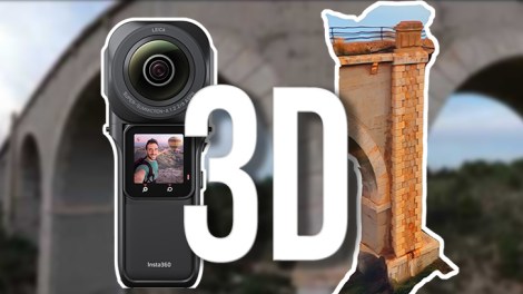 Insta360 1-inch 360 on invisible drone creates 3D models