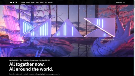Register for Adobe MAX 2020 for free