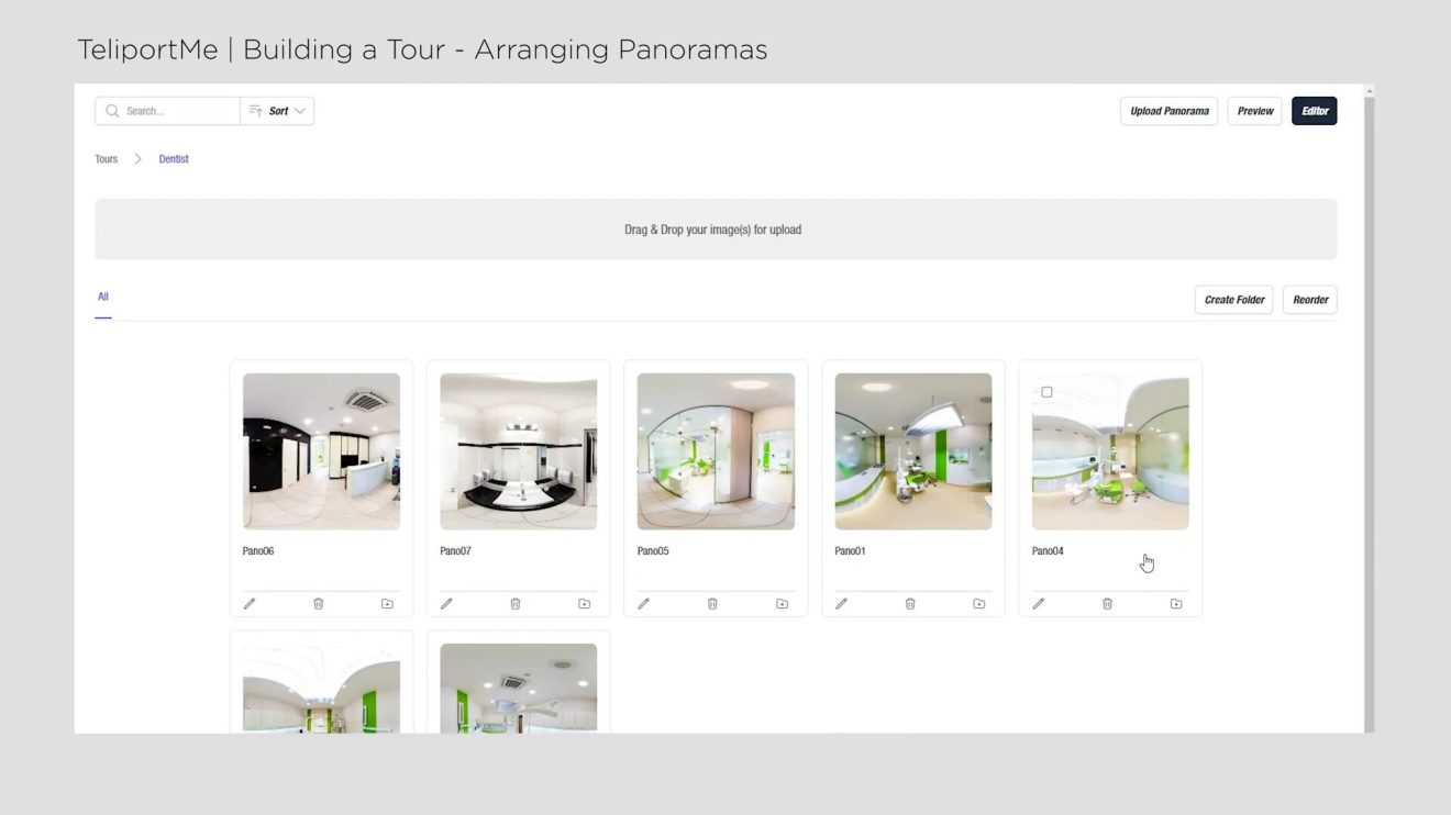 Building custom virtual tours