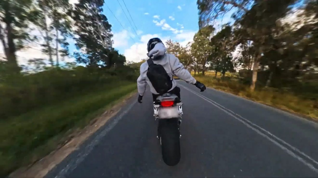 Final shot showcasing the beauty of riding with Insta360 X4