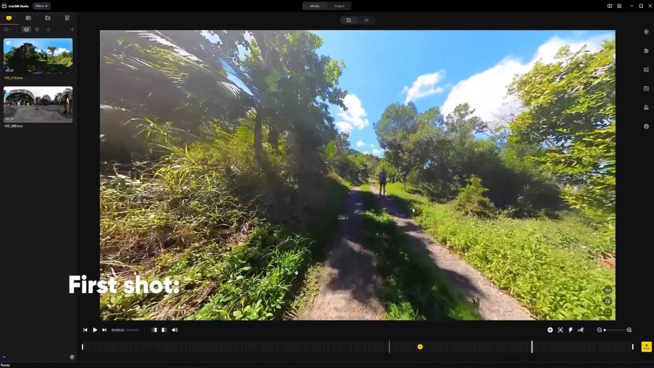 Keyframing for smooth transitions