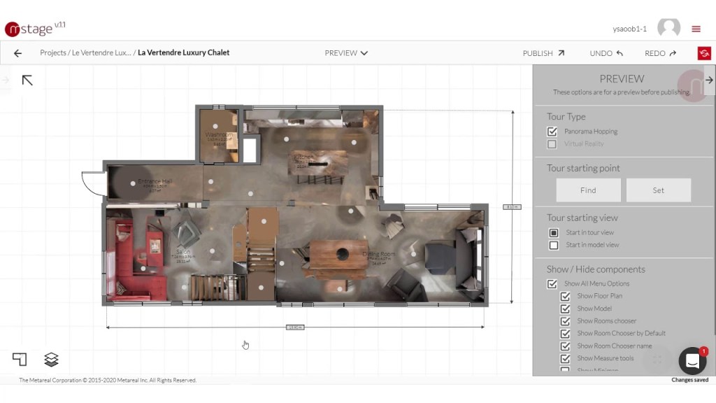 Metareal adds Floorplan bird's eye view to virtual tours