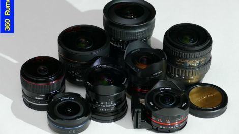 Fisheye lens comparison for full frame, APS-C and Micro Four Thirds