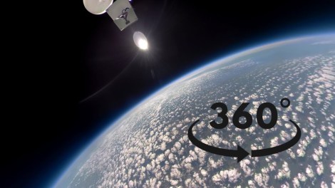 GoPro Fusion hyperlapse to space