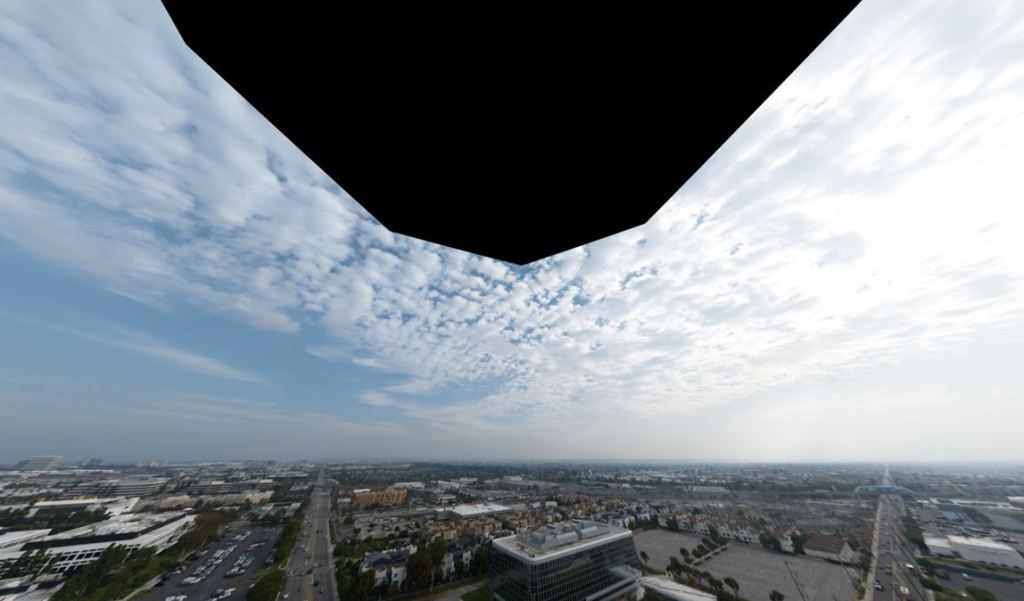 DJI drones can take 360 photos but they have a large hole in the zenith (top) of the 360 photo