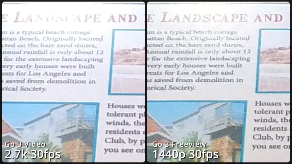 Go 3 2.7k vs Go 3 Freeview