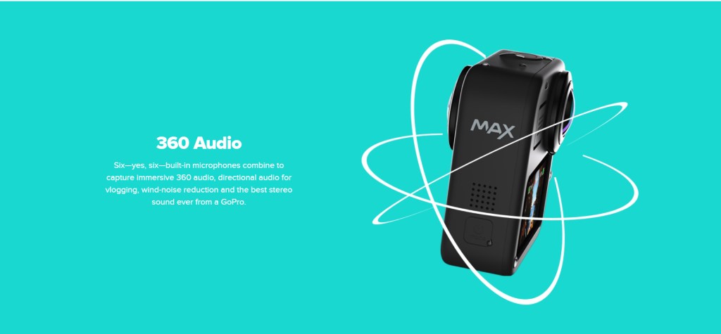 GoPro Max spatial audio