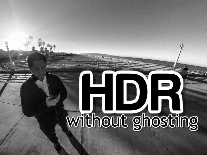HDR 360 photos without ghosting