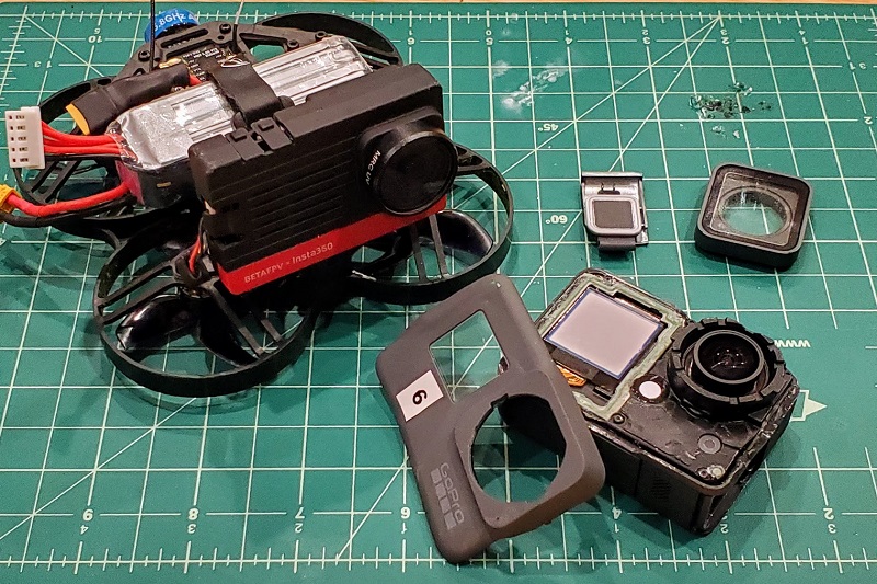 Naked action cams are action cams stripped down to credit card size cameras