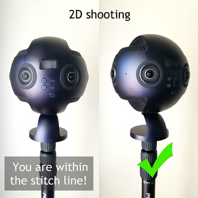 Avoiding the stitch line in 2D
