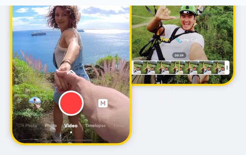 Insta360 app has new interface