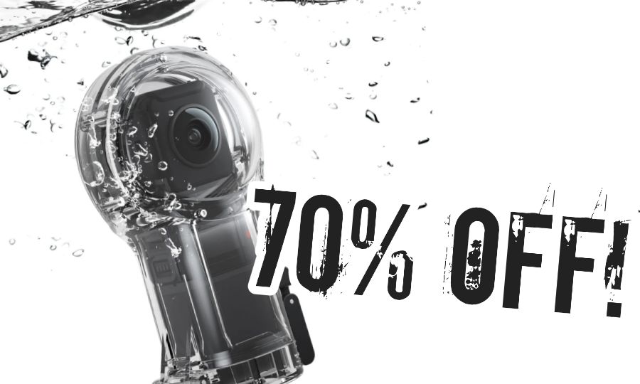 Insta360 Dive Case 70% off!