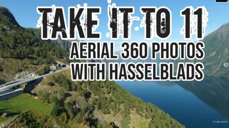 Aerial 360 photos with Hasselblad medium format cameras