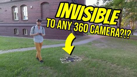 invisible drone for any 360 camera