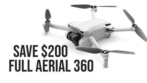 DJI Mini 3: fully spherical aerial 360 for $200 less