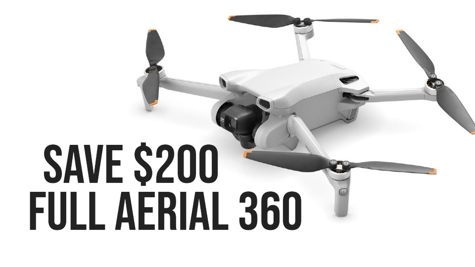 DJI Mini 3: fully spherical aerial 360 for $200 less