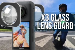 Insta360 X3 glass lens guard works but only with specific settings