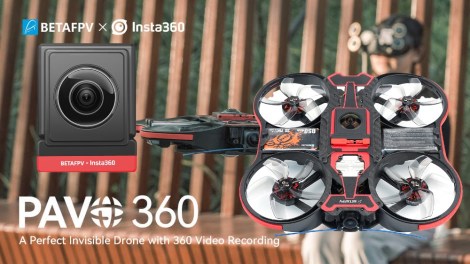 BetaFPV Pavo360 and Insta360 SMO 360