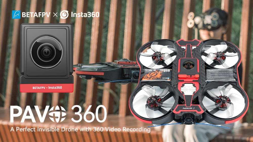 BetaFPV Pavo360 and Insta360 SMO 360