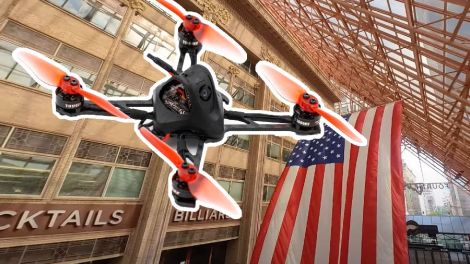 Nanohawk X is a small, silent drone that can capture cinematic videos