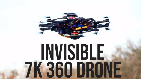 Invisible 360 cinelifter drone