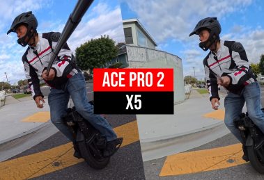 Insta360 X5 vs Ace Pro 2 side by side comparisons