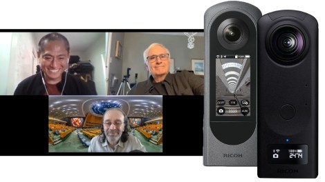 Free 360 photo editing tutorial workshop for Theta X, Theta Z1 and other 360 cameras