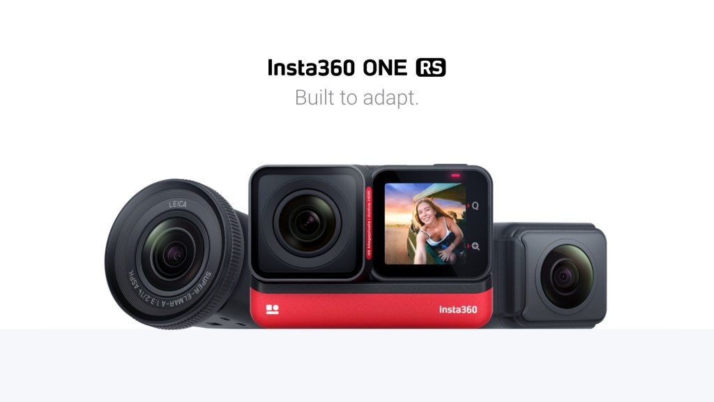 Insta360 One RS is a modular action cam with interchangeable lenses