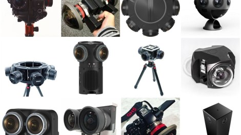 Large Sensor Professional 360 Camera Comparison Chart - The 360 cameras with the largest sensors