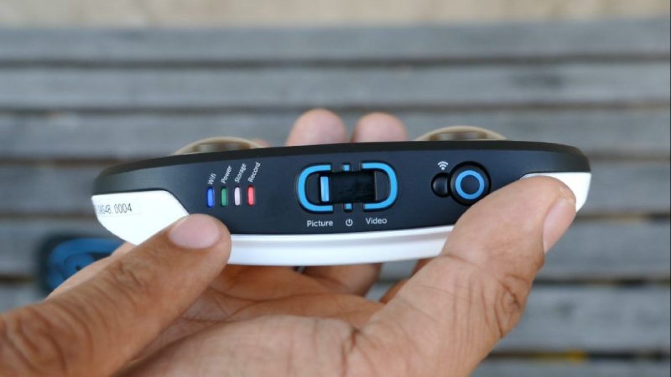 LucidCam's mode switch / power switch