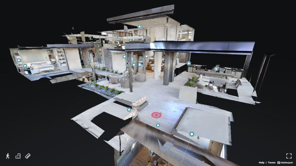 Matterport dollhouse view