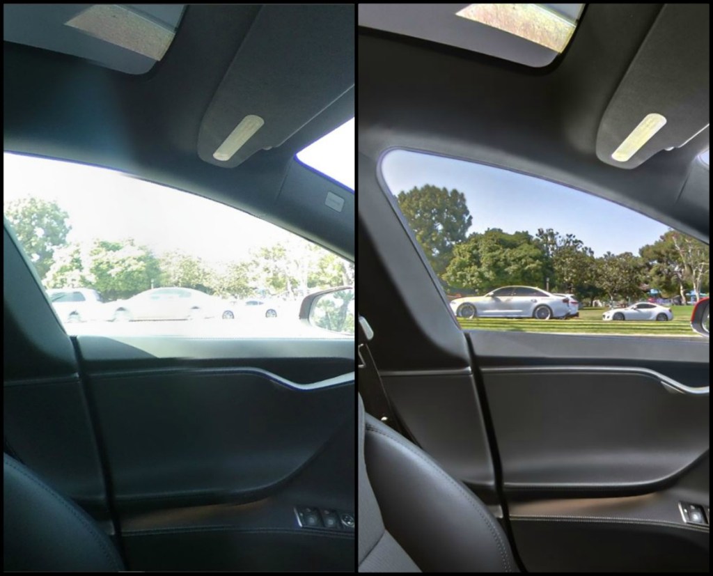 Mi Sphere before (left) and after (right) HQ Method
