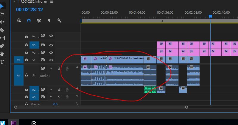 4 channels in one track