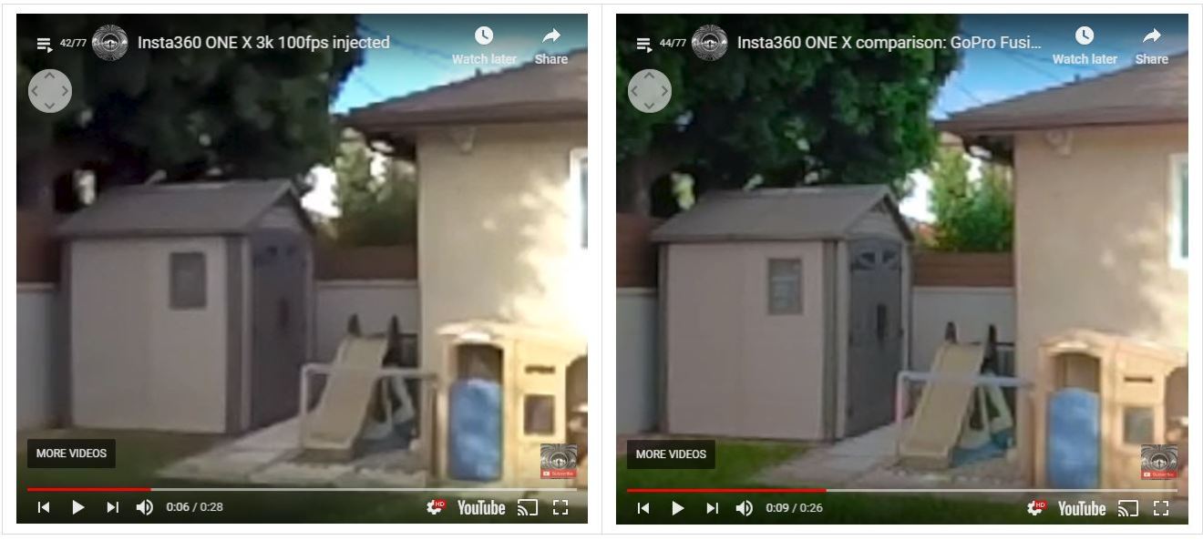 ONE X 3k100fps vs. Fusion 3K 60fps