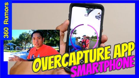 Overcapture videos on your smartphone with any 360 camera app on Collect 360 a free 360 video editing app