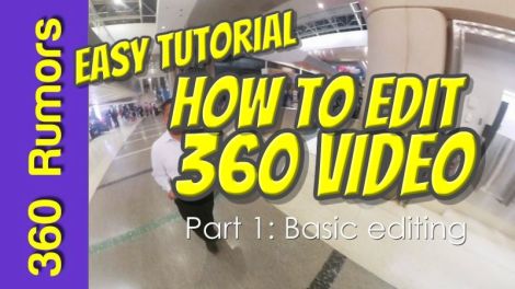 easy free tutorial for how to edit a 360 video