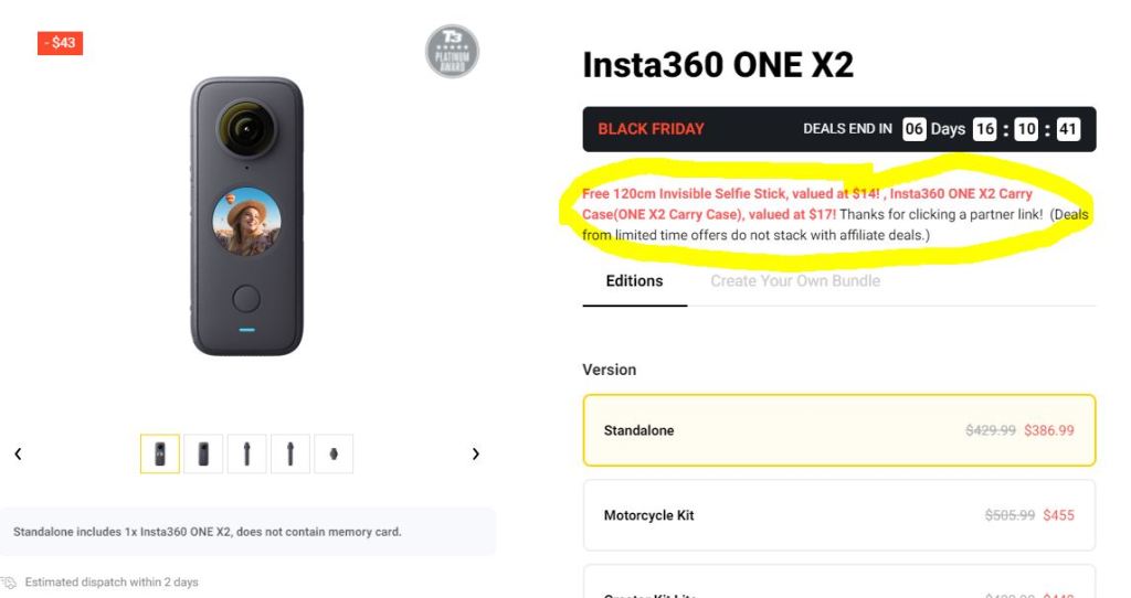 To get the special bonus case, be sure to look for the highlighted message. Otherwise, you didn't click my link and you're not getting the bonus