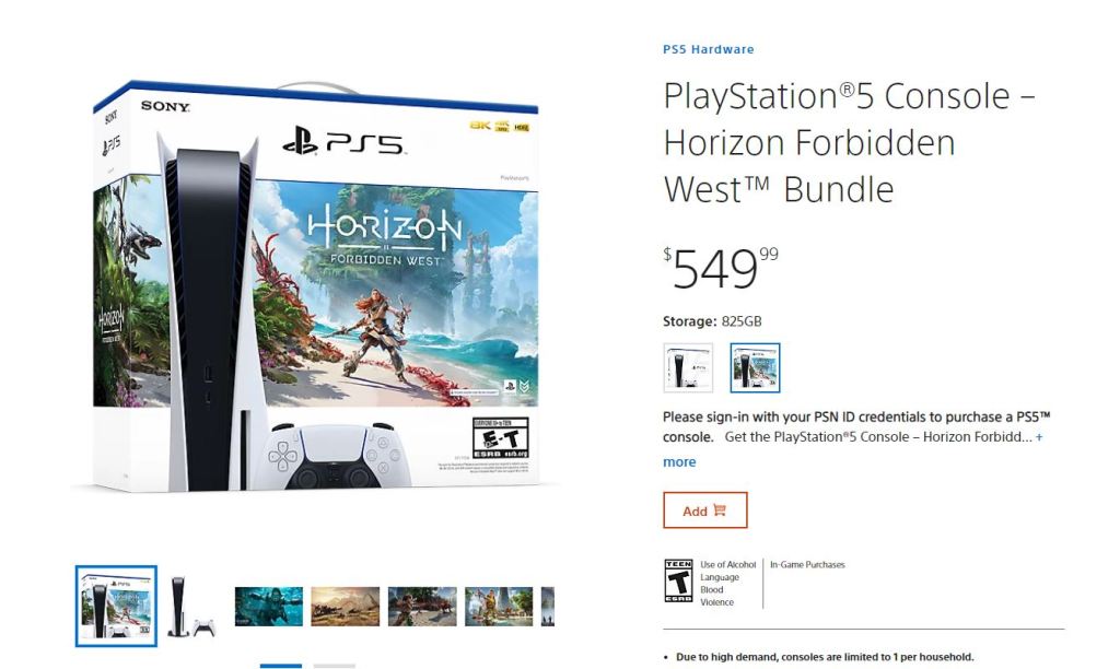 PS5 in stock